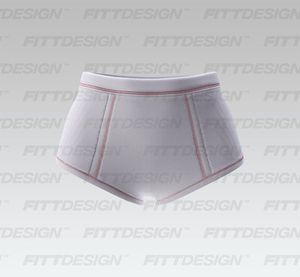 Ladies Ribbed Boyshorts Briefs Smart Mockup