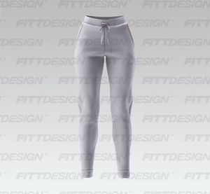 Ladies Ribbed Knit Lounge Cuffed Joggers Smart Mockup