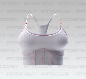 Ladies Rounded Camisole Corset Style Crop Bra Smart Mockup