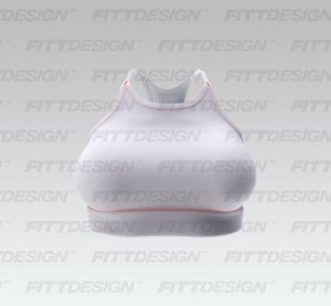 Ladies Rounded Camisole Looped Through Sports Bra Smart Mockup