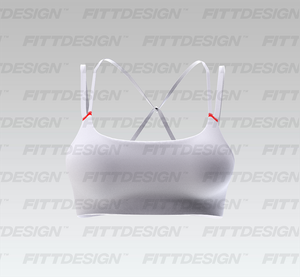 Ladies Rounded Camisole Strappy Sports Bra Smart Mockup