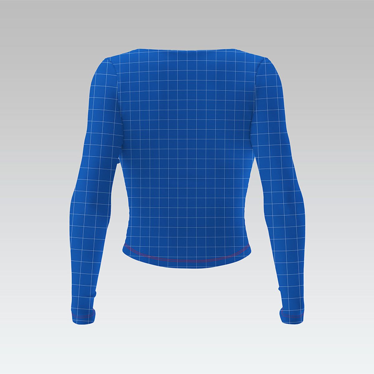 Ladies Rounded Neckline Fitted Long Sleeve Top Smart Mockup