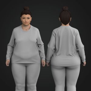 Ladies Rounded Neckline Set In Sleeve Straight Bottom Tee Tech Pack