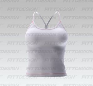 Ladies Rounded Neckline Tank Top Smart Mockup