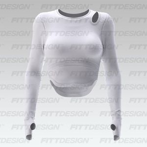 Ladies Runners Sleeve Scallop Bottom Smart Mockup