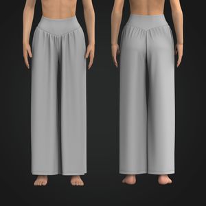 Ladies Scallop Waistband Relaxed Joggers Tech Pack