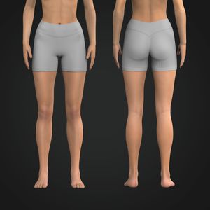 Ladies Seamless Contouring Biker Shorts Tech Pack
