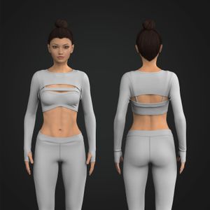 Ladies Set In Runner Sleeve Shrug Tech Pack