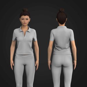 Ladies Set In Short Sleeve Fitted Polo Tee Tech Pack