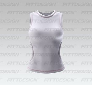 Ladies Side Cut Out Fitted Tank Top Smart Mockup