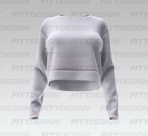 Ladies Side Cut Out Relaxed Sweater Smart Mockup
