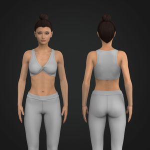 Ladies Sleeveless Twisted Crop Top