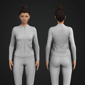 Ladies Stand Collar Zip Up Golf Tee Tech Pack