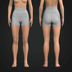 Ladies Super High Waisted 4.00 Inch Inseam Biker Shorts Tech Pack