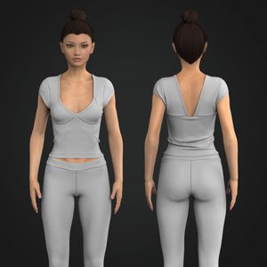 Ladies Sweetheart Neckline Cap Sleeve Tee Tech Pack