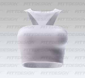 Ladies Triangular Racer Back Crop Bra Smart Mockup