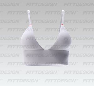 Ladies Triangular Strappy Sports Bra Smart Mockup