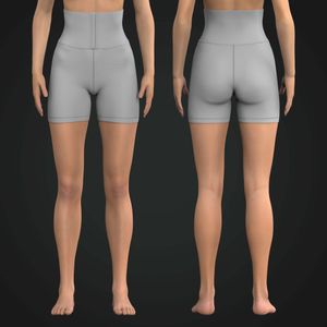 Ladies Ultra High Rise Compressed Waistband Hook & Loop 6 Inch Inseam Biker Shorts Tech Pack