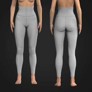 Ladies Ultra High Rise Compression Waist Hook & Eye Leggings Tech Pack