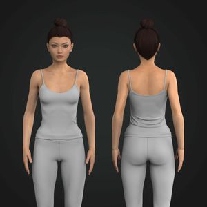 Ladies V-Shaped Camisole Tank Top Tech Pack