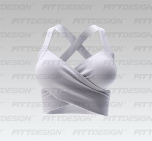 Ladies Wrapped Crop Top Smart Mockup
