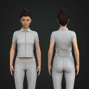 Ladies Zip Up Short Sleeve Relaxed Jacket Tech Pack