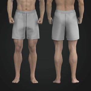 Mens 7 Inch Inseam Split Hem Swim Shorts Tech Pack