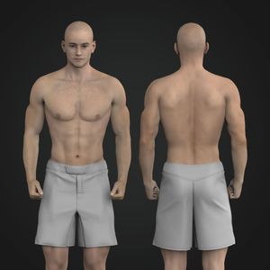 Mens 7.00 Inch Inseam MMA Split Hem Shorts Tech Pack