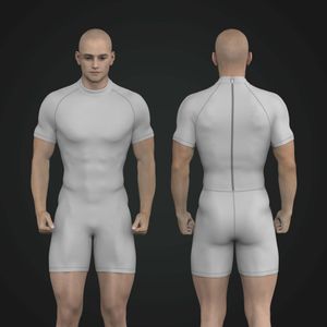 Mens 7.00 Inch Inseam Raglan Short Sleeve Wetsuit Tech Pack