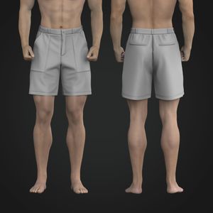 Mens Casual Twill Shorts