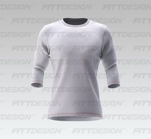Mens Crew Neckline Three Quarter Set In Sleeve Relaxed Tee Smart Mockup