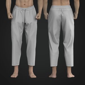 Mens Cropped Performance Pants