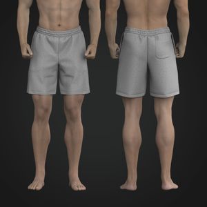 Mens Elasticated Denim Shorts