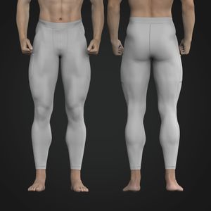 Mens Full Length Patch Pocket Tights Tech Pack
