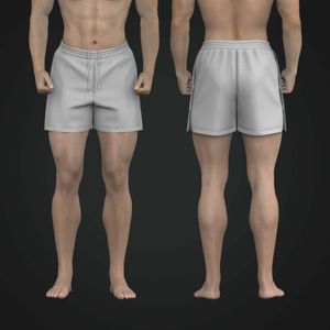 Mens Layered 2 In 1 Snap Off Sides Swim Shorts Tech Pack