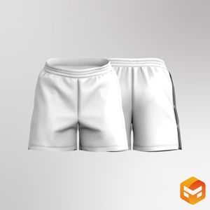 Mens Layered Snap Off Sides Swim Shorts 3D Garment