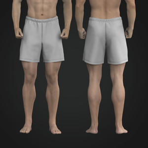 Mens Low Rise Ribbed Lounge Shorts Tech Pack