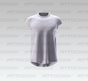 Mens Oversized Cap Sleeve Scallop Bottom Tank Top Smart Mockup