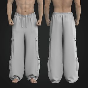 Mens Oversized Cargo Joggers Tech Pack