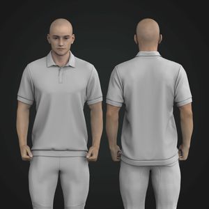 Mens Polo Collar Banded Hem Golf Tee Tech Pack