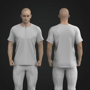 Mens Quarter Zip Set in Short Sleeve Tee Tech Pack