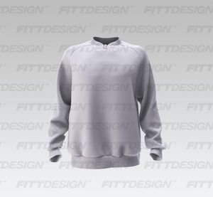 Mens Raglan Sleeve Oversized Sweatshirt Smart Mockup