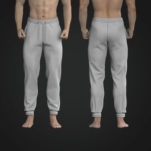 Mens Relaxed Fit Side Panel Elasticated Cuff Bottom Jogger Tech Pack