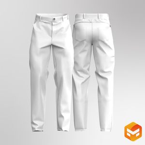 Mens Relaxed Fit Trousers - 3D Garment