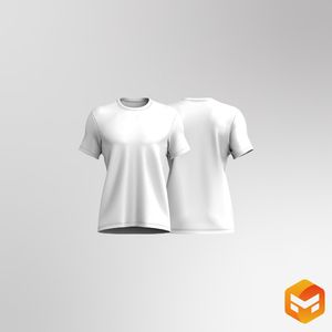 Mens Set In Sleeve Relaxed Ribbed Lounge Tee 3D Garment