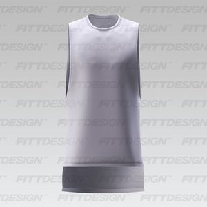 Mens Stepped Hem Tank Smart Mockup
