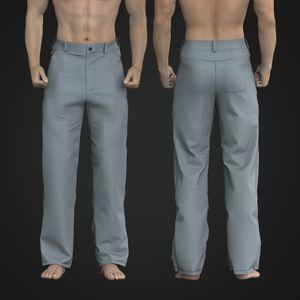 Mens Tailored Straight Cut Pants Tech Pack