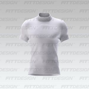 Mens Turtle Neck Set In Short Sleeve Tee Smart Mockup