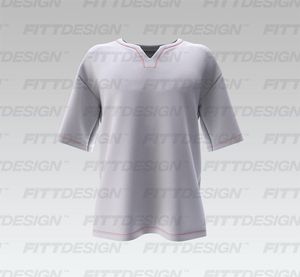 Mens V-Shaped Notched Neckline Drop Shoulder Relaxed Tee Smart Mockup