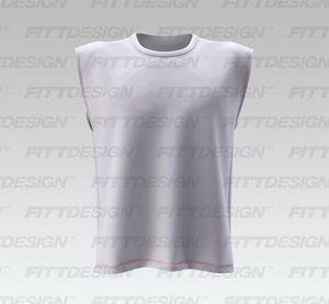 Mens Wider Back Cut Off Smart Mockup
